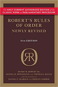 Roberts Rules of Order (Newly Revised 11th Edition)