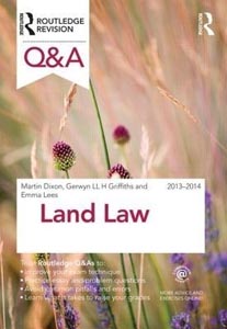 Routledge Revision Q&A Land Law 2013-2014