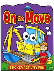 On the Move Sticker Activity Fun (purple book)