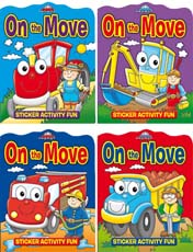 On the Move Sticker Activity Fun (red book)