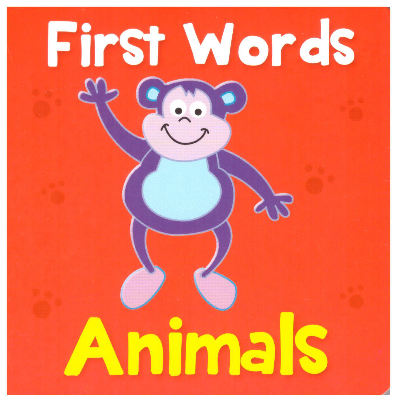 First Words Animals - Red (Board Book)