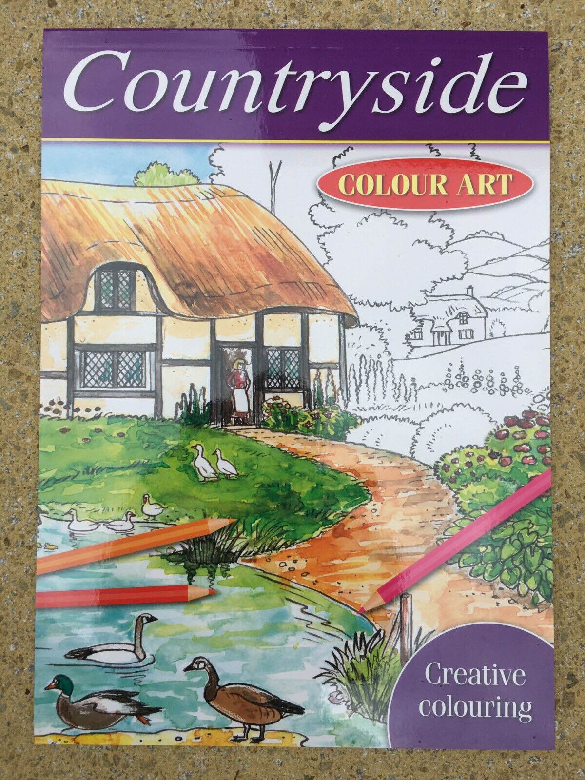 Colour Art Countryside Creative Colouring