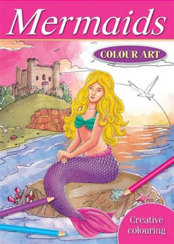 Mermaids Colour Art Creative Colouring