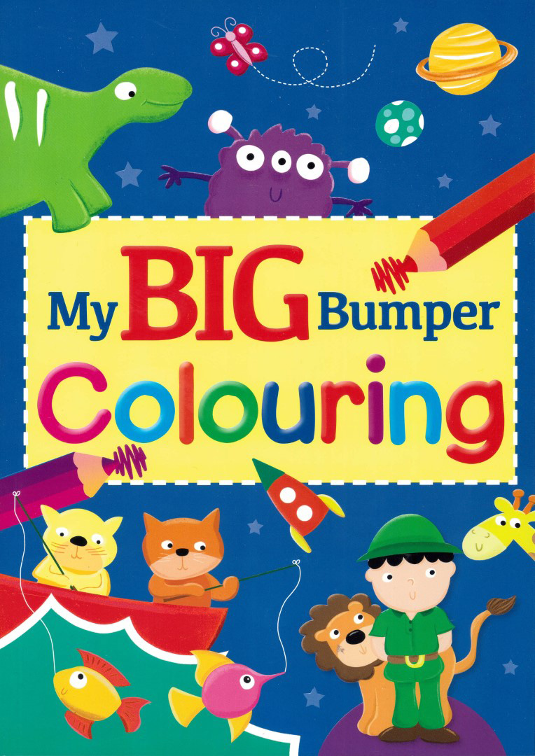 My Big Bumper Colouring (Blue Book)