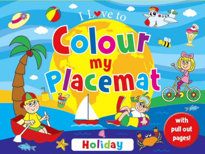I Love to Colour My Placemmat : Holiday