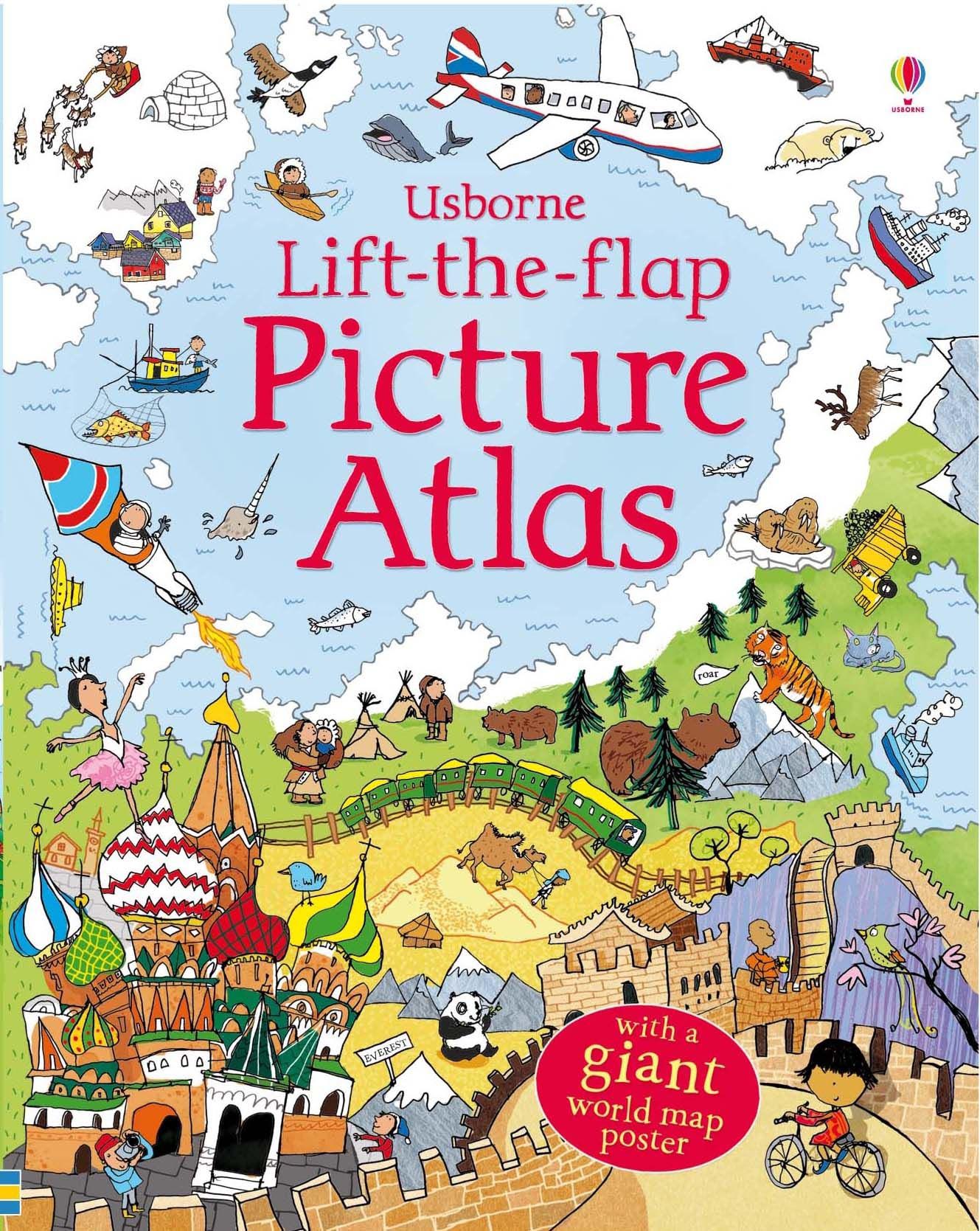 Usborne Lift the Flap Picture Atlas