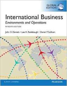 International Business Environments and Operations 