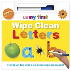 My First Wipe Clean Letters : Hands on fun with a no mess wipe clean pen