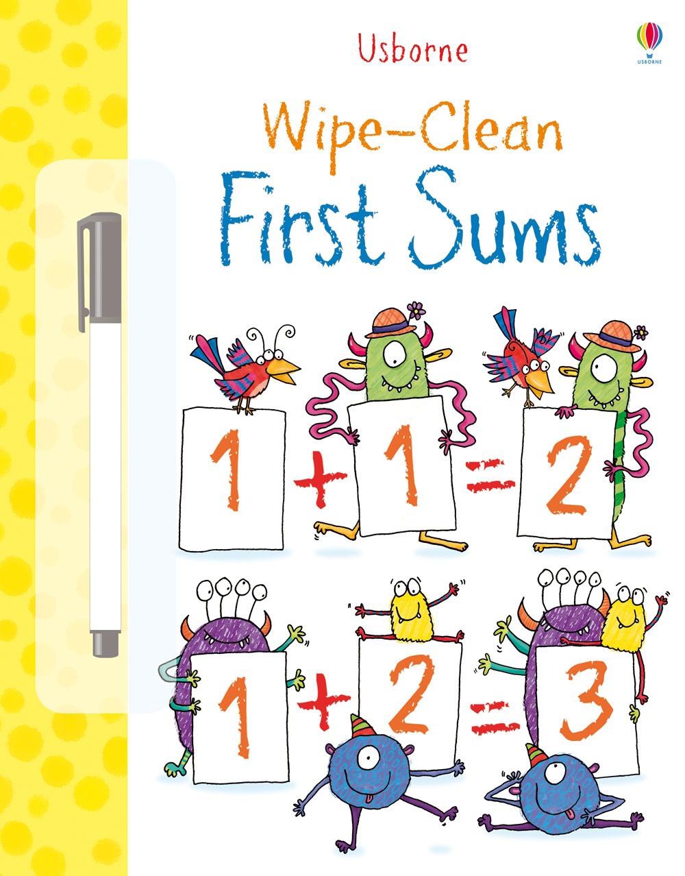 Usborne Wipe Clean First Sums