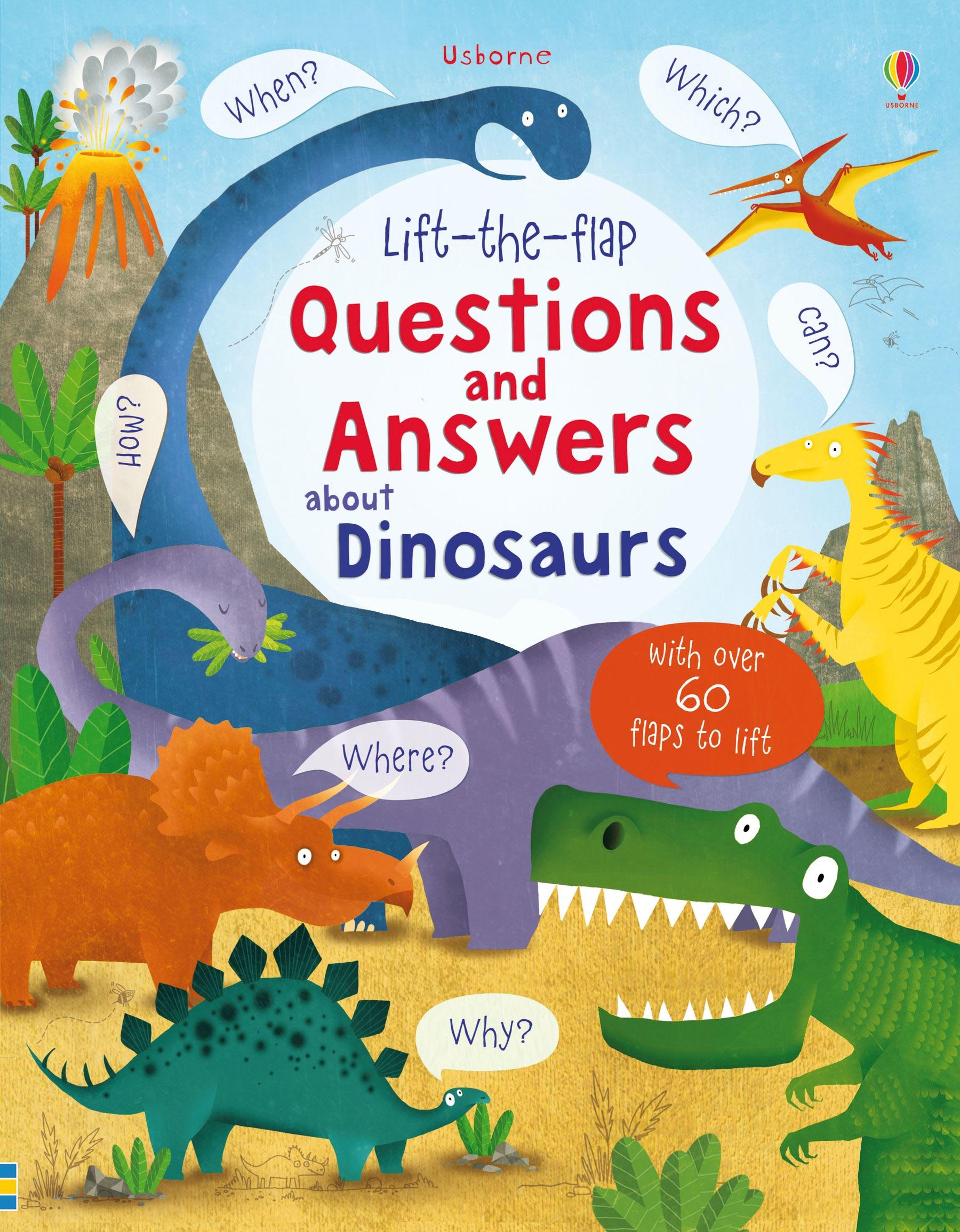 Usborne Lift-the-flap : Questions and Answers About Dinosaurs