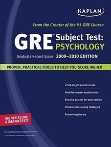 Kaplan GRE Subject Test Psychology 2009 - 2010 ED