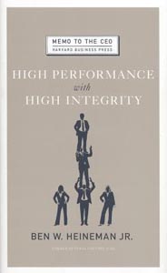 Memo To The Ceo High Performance With High Integrity