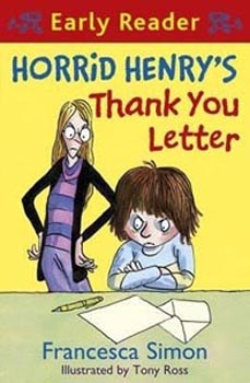 Horrid Henrys Thank You Letter