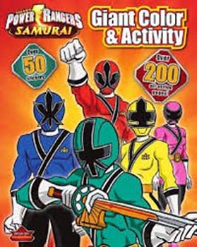 Power Rangers Samurai Giant Color and Activity