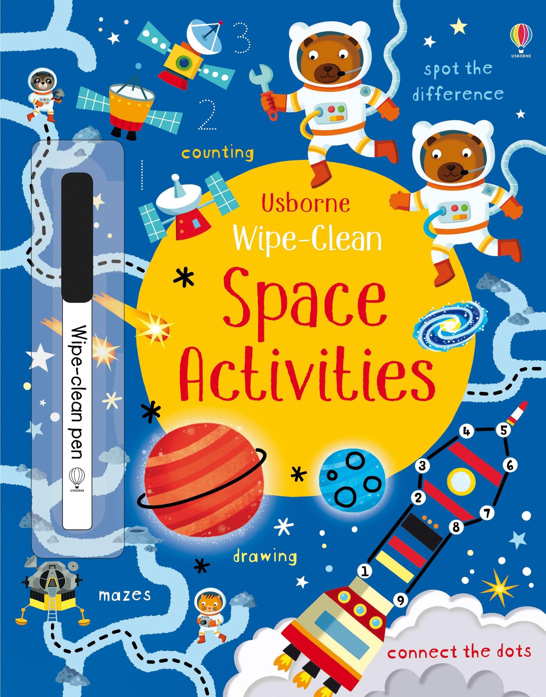 Usborne Wipe Clean Space Activities