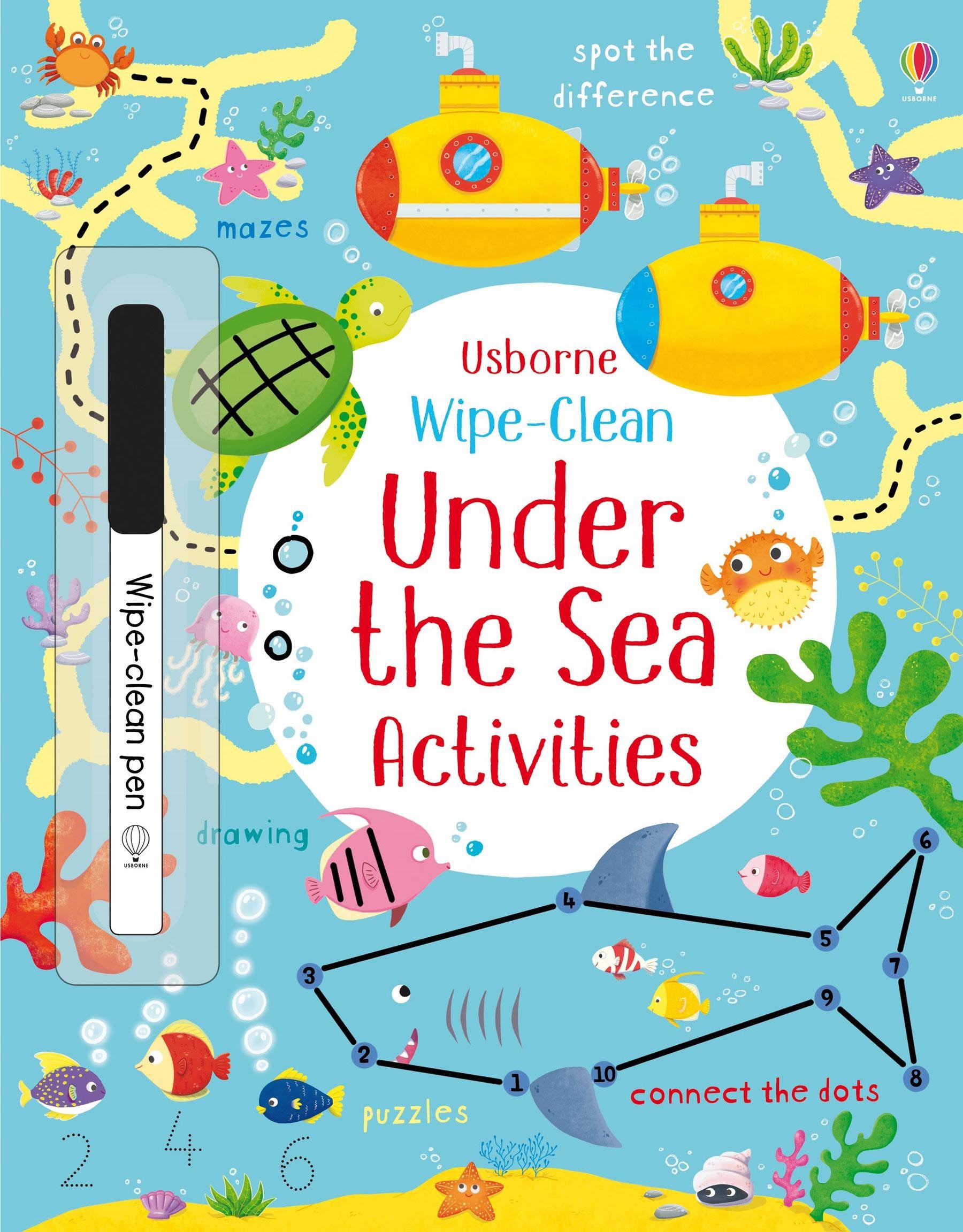 Usborne Wipe Clean Under the Sea Activities