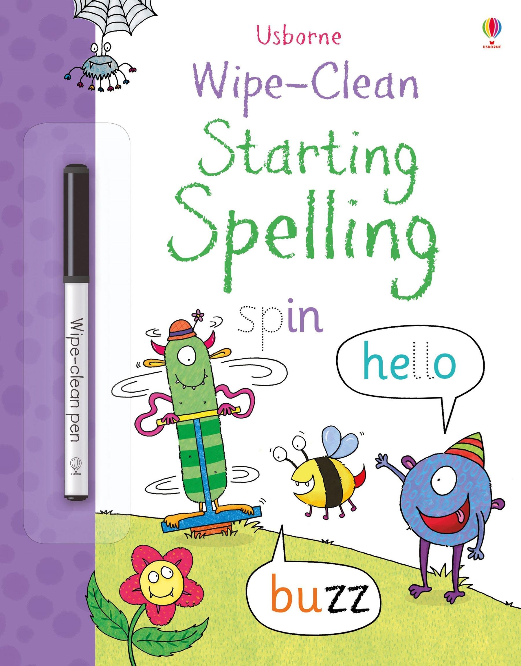 Usborne Wipe Clean Starting Spelling