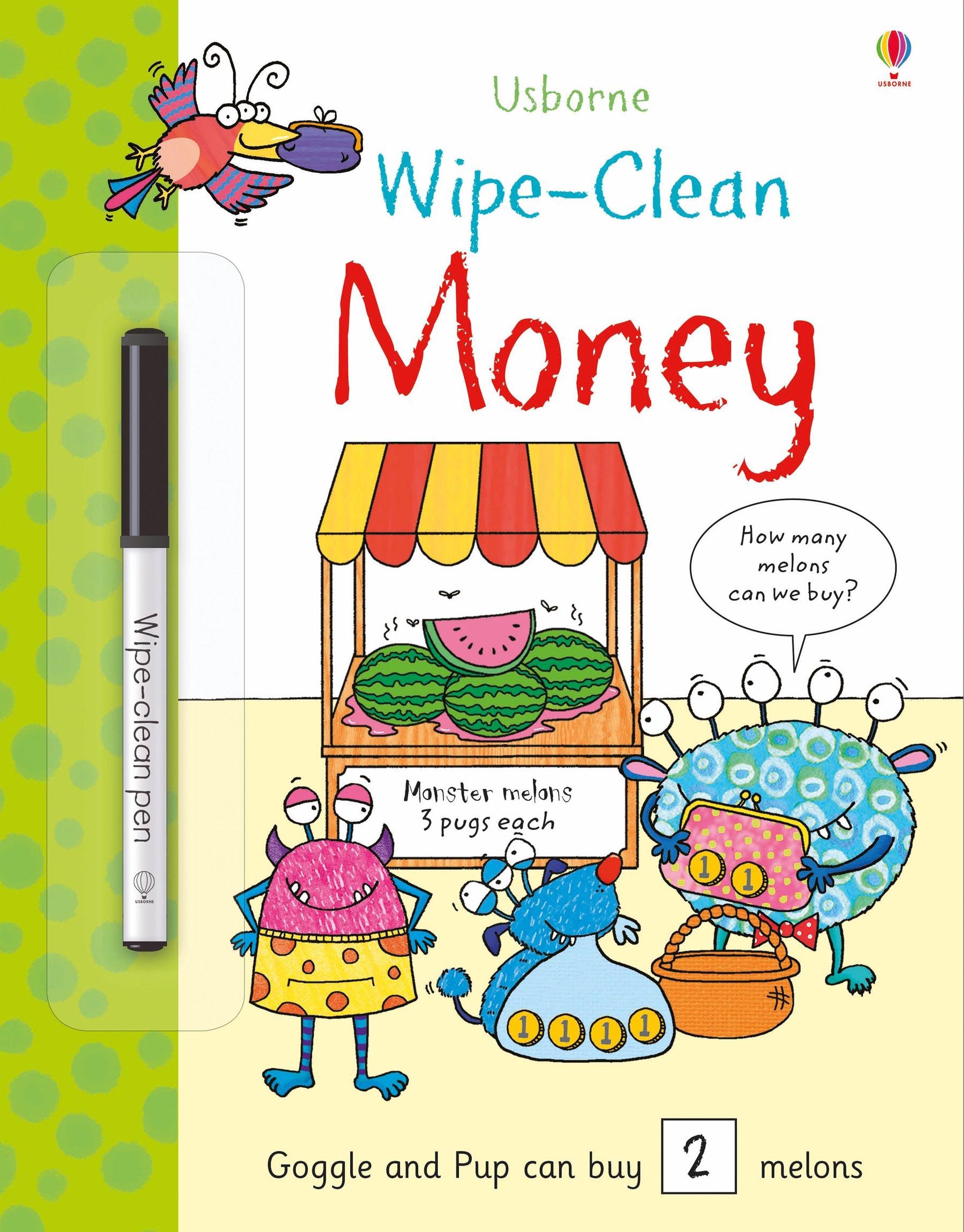 Usborne Wipe Clean Money