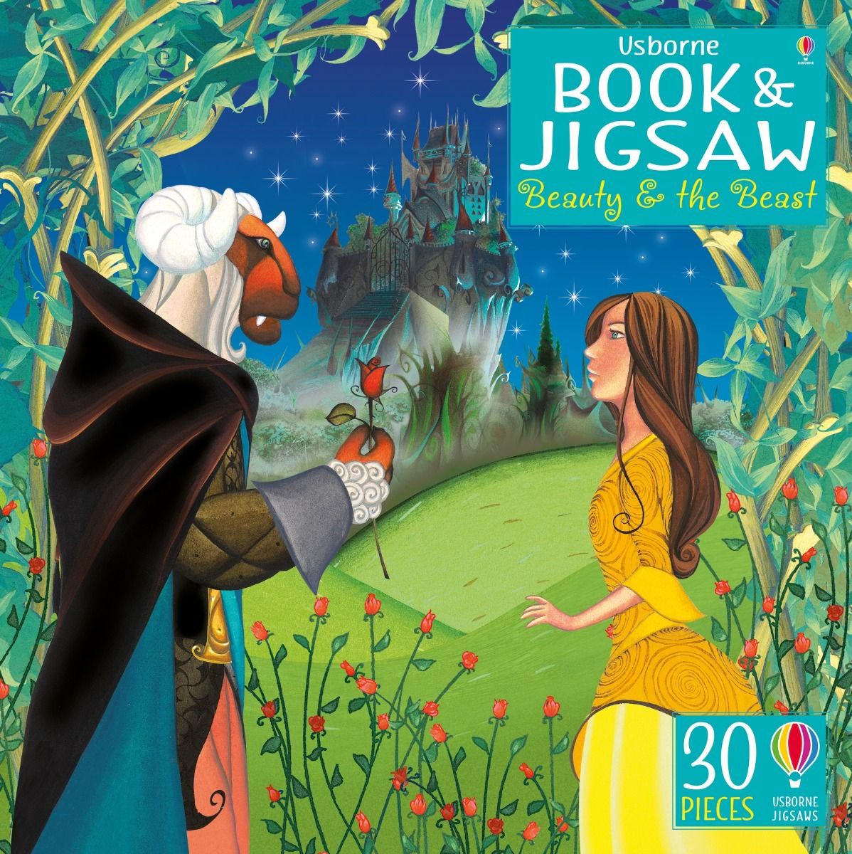 Usborne Book and Jigsaw Beauty and the Beast