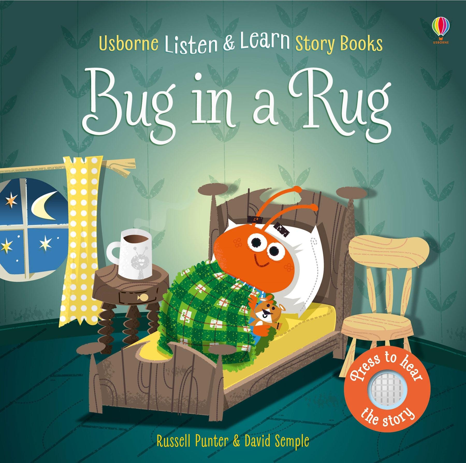 Usborne Listen & Learn Story Book Bug in a Rug