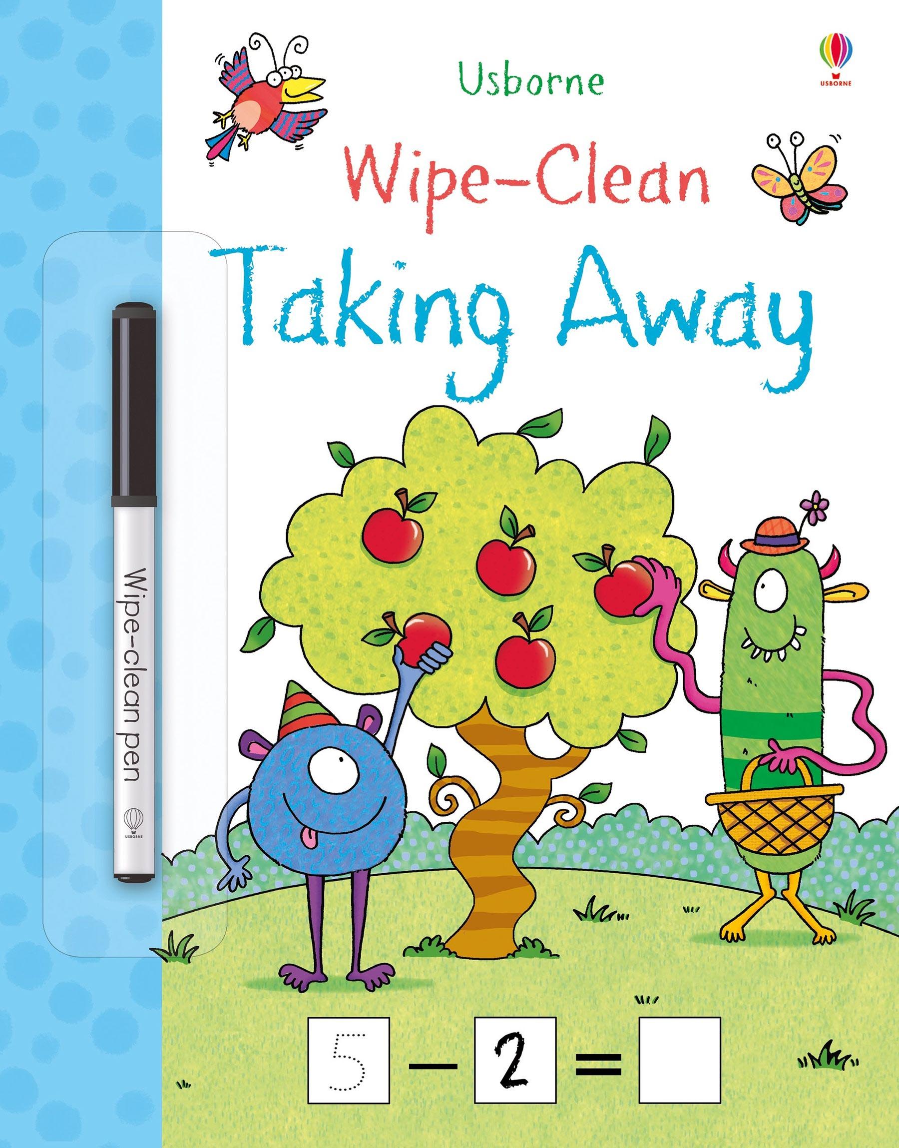 Usborne Wipe Clean Taking Away