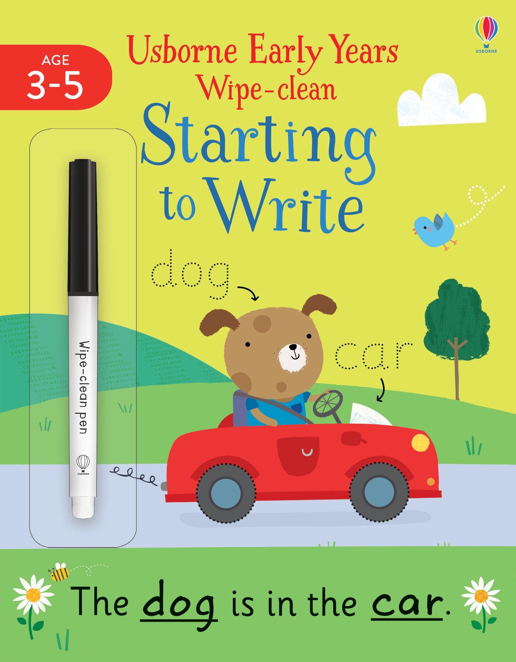 Usborne Early Years Wipe Clean Starting to Write ( Age 3-5 )