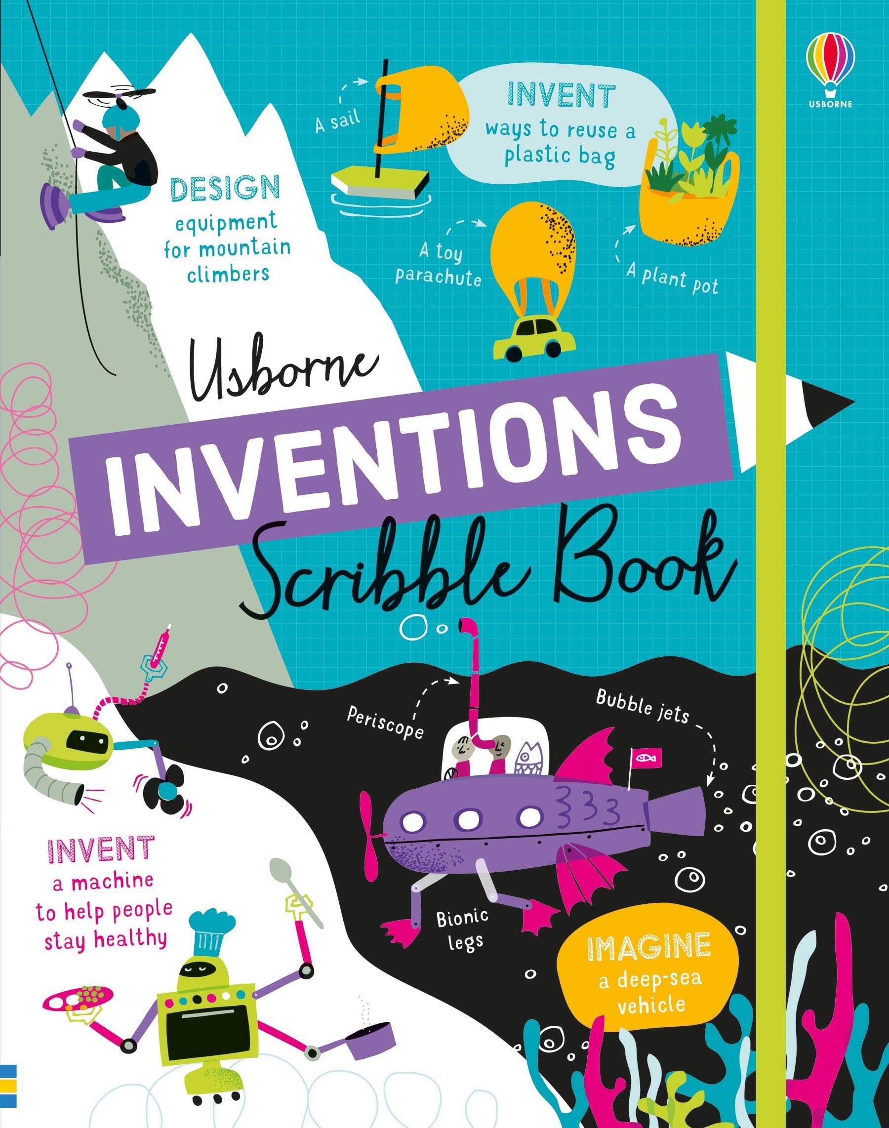 Usborne STEAM Inventions Scribble Book