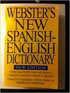 Websters New Spanish English Dictionary