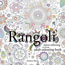 Rangoli Stress-Relieving, Art Therapy Adult Colouring Book