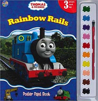 Thomas and Friends : Rainbow Rail (Poster Paint Book)