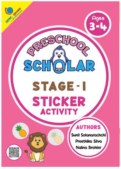 Preschool Scholar Stage - 1 Sticker Activity (Ages 3-4)
