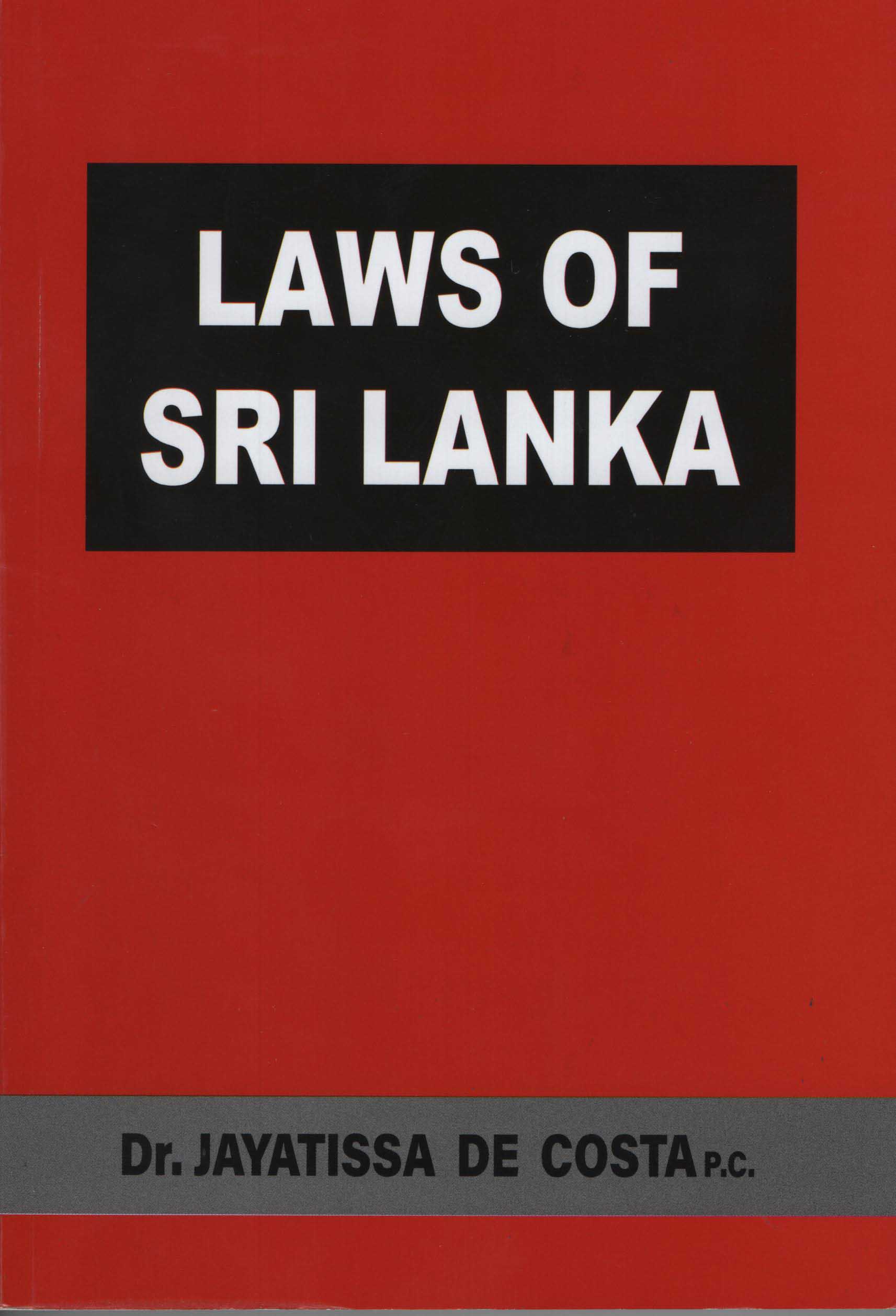 Laws of Sri Lanka