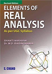 Elements of Real Analysis As per UGC Syllabus