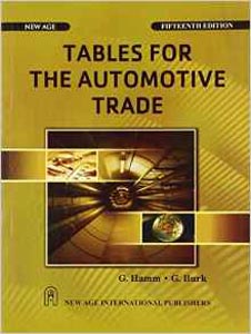 Tables for The Automotive Trade