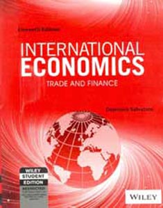 International Economics Trade and Finance