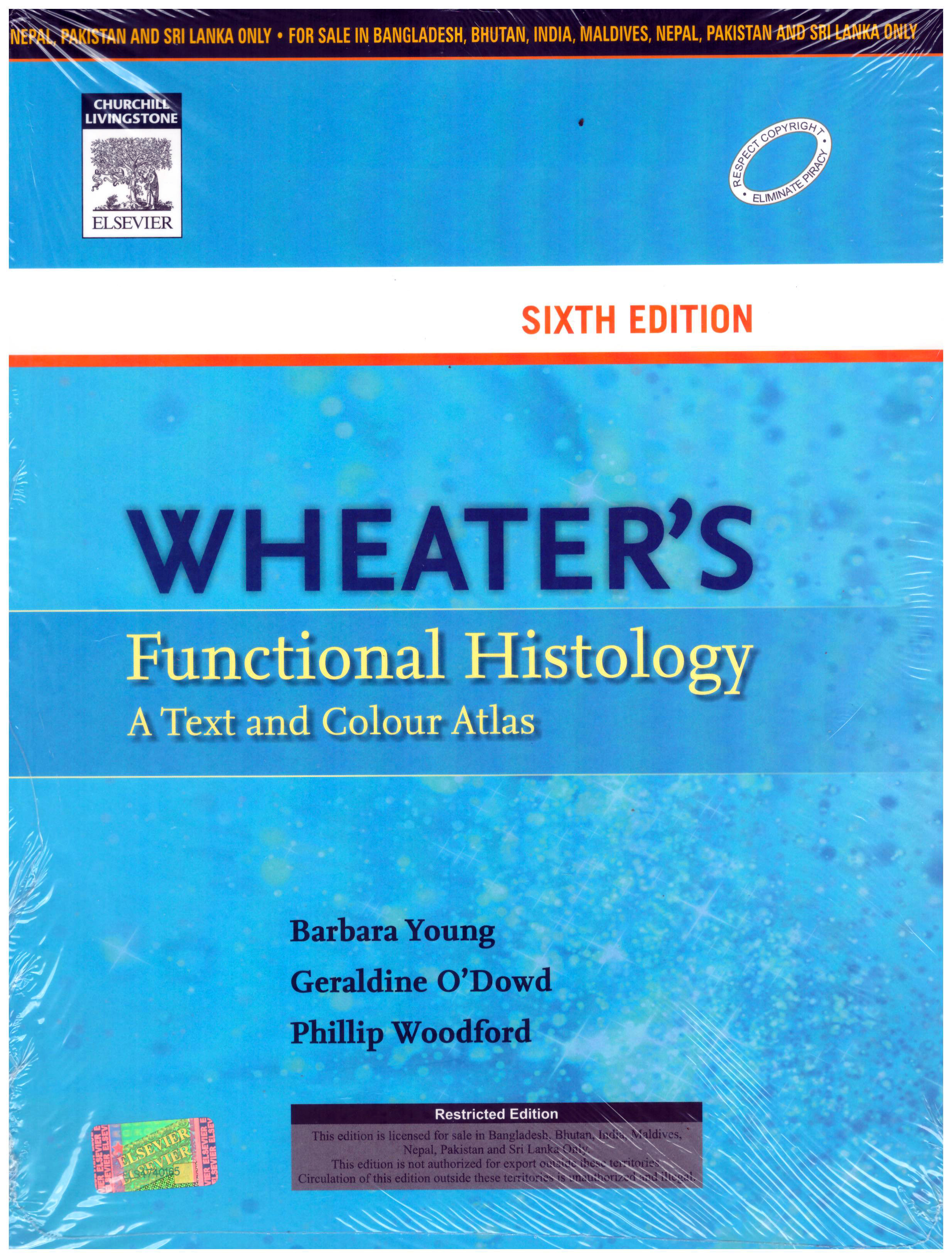 Wheaters Functional Histology A Text and Colour Atlas