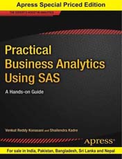 Practical Business Analytics Using SAS : Exam N10 - 006 