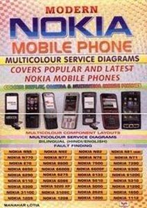 Modern Nokia Mobile Phone: Multicolour Service Diagrams
