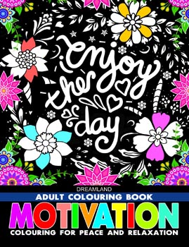 Motivation - Colouring Book for Adults