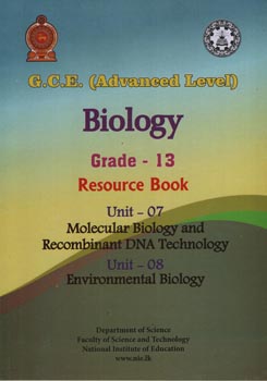 GCE A/L Biology Grade 13 Resource Book Unit 7