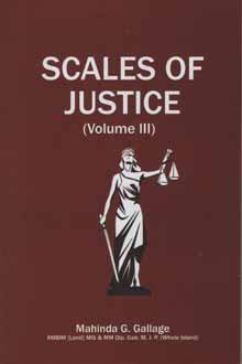 Scales of Justice Volume III