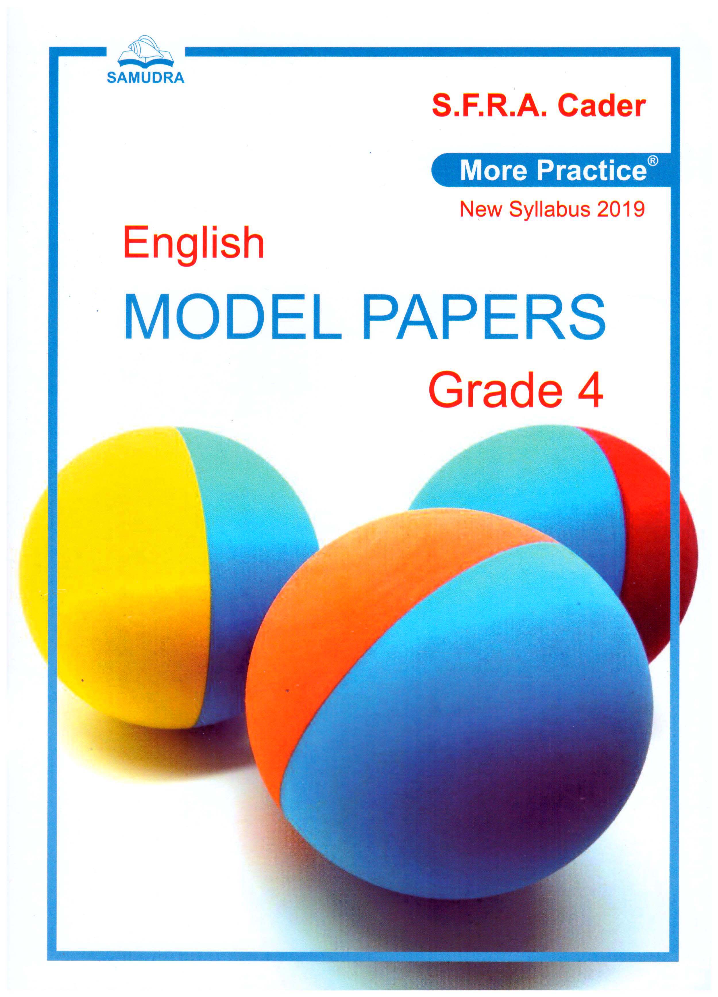 More Practice English Model Papers Grade 4 ( New Syllabus 2019 )
