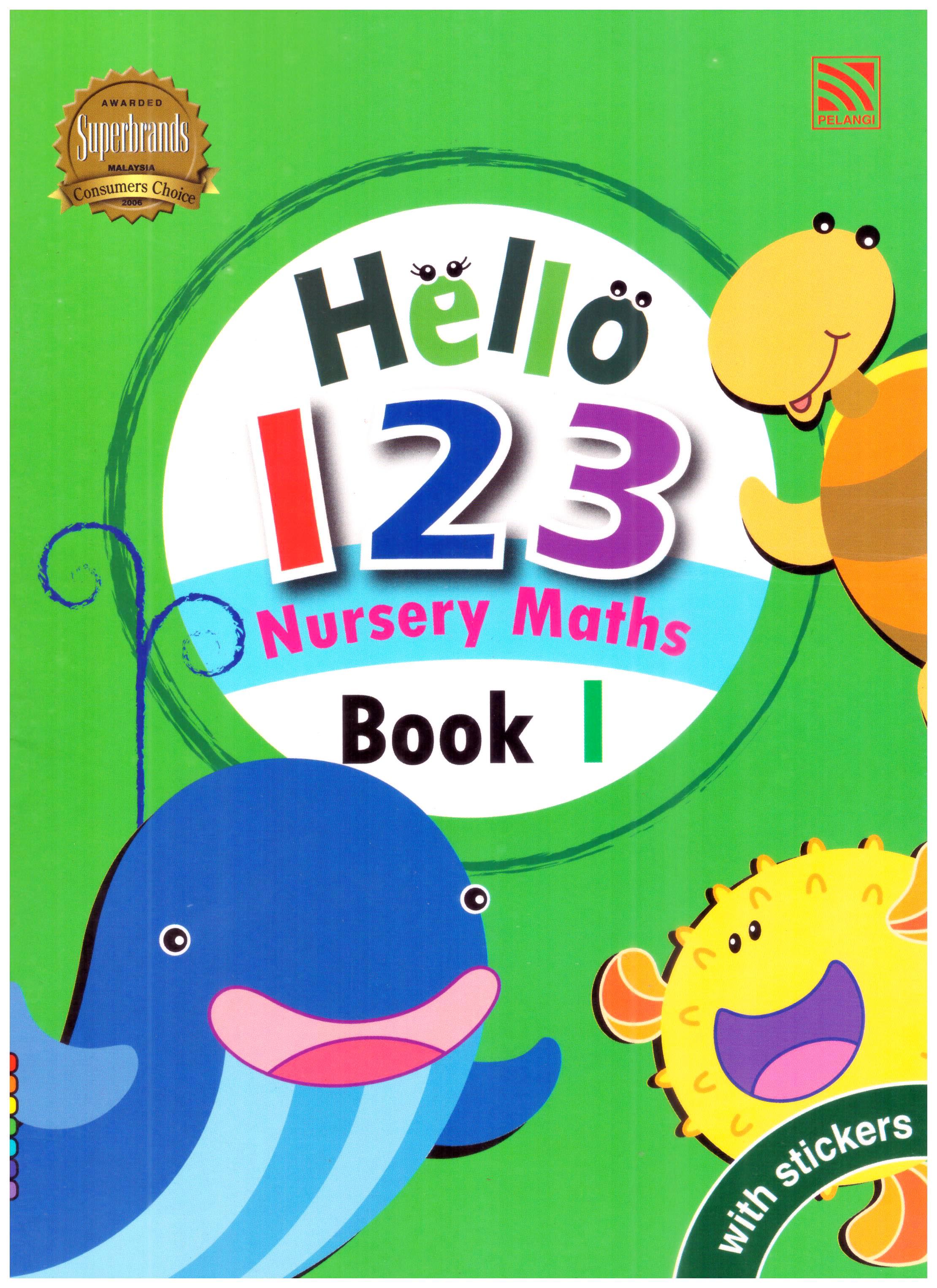 Hello 1 2 3 Nursery Maths Book 1