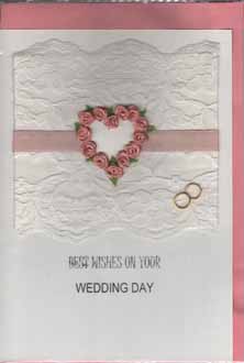 Handmade Card Best Wishes On Your Wedding Day