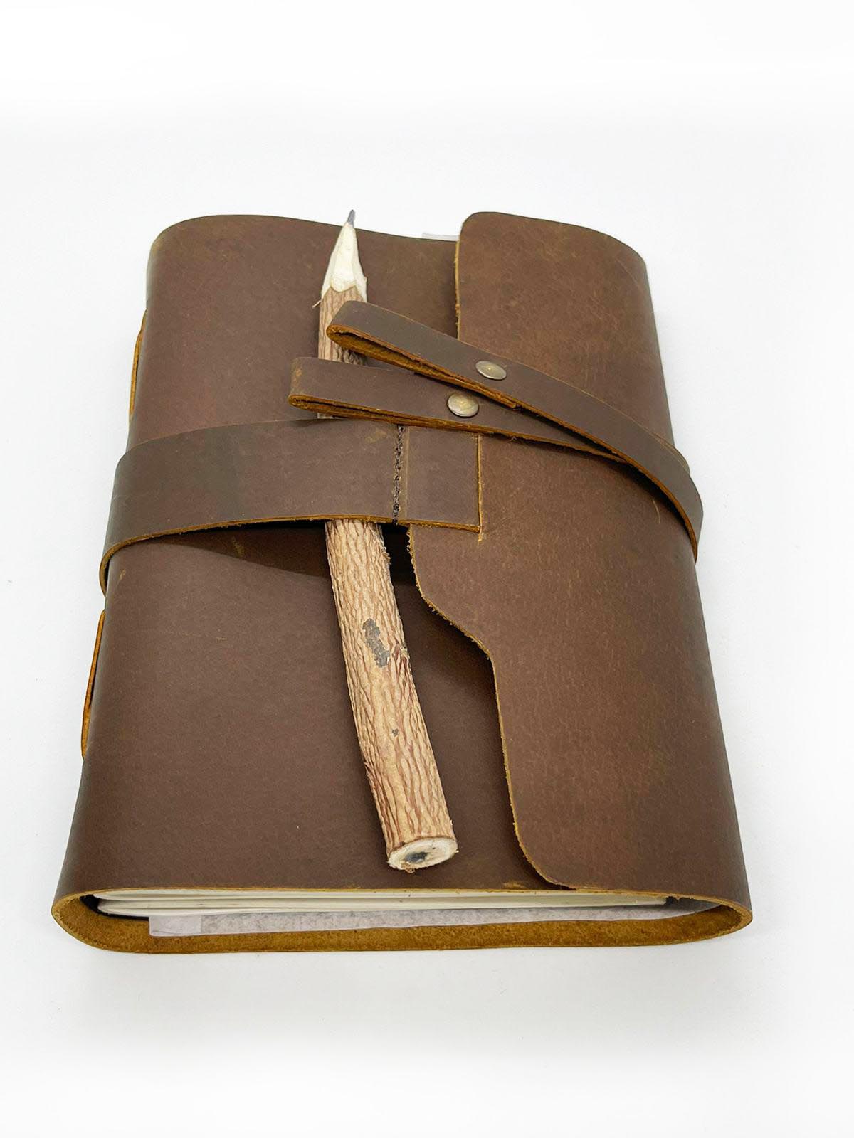 Leather journal 7*5' (MB2)