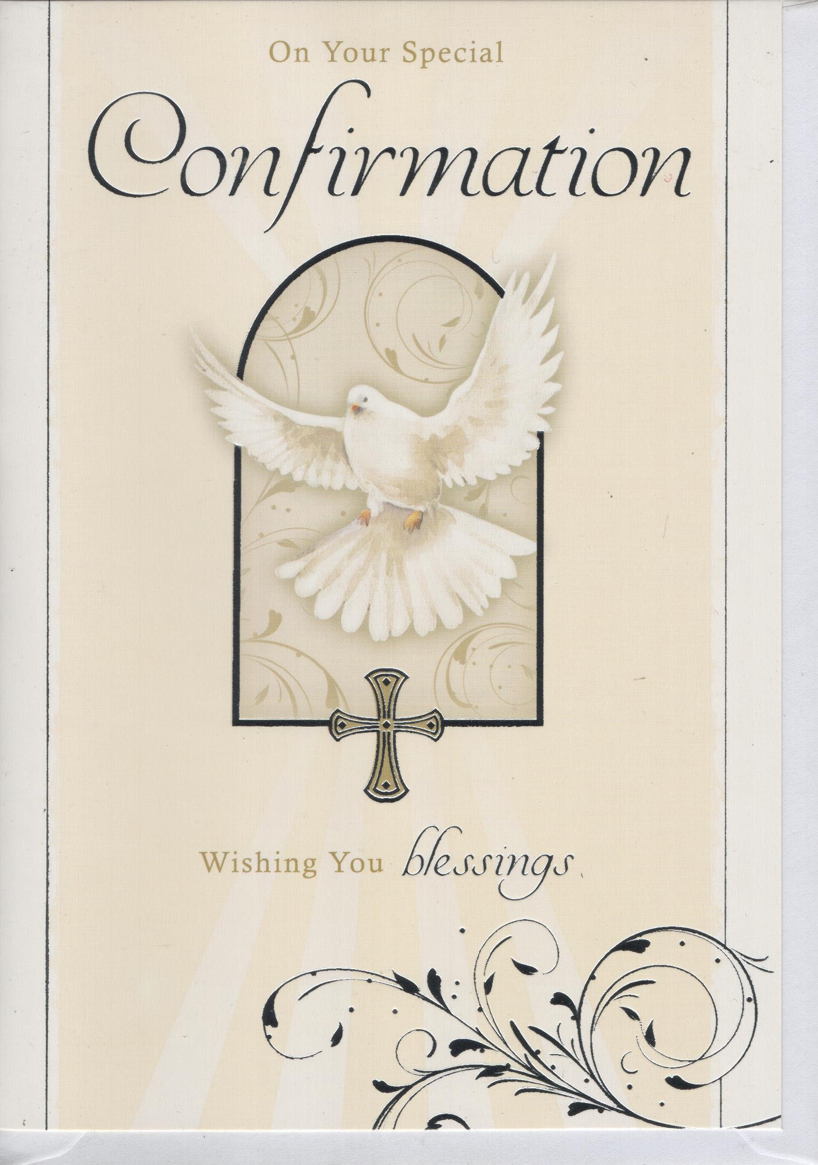 On Your Special Confirmation Wishing You Blessings Greeting Card