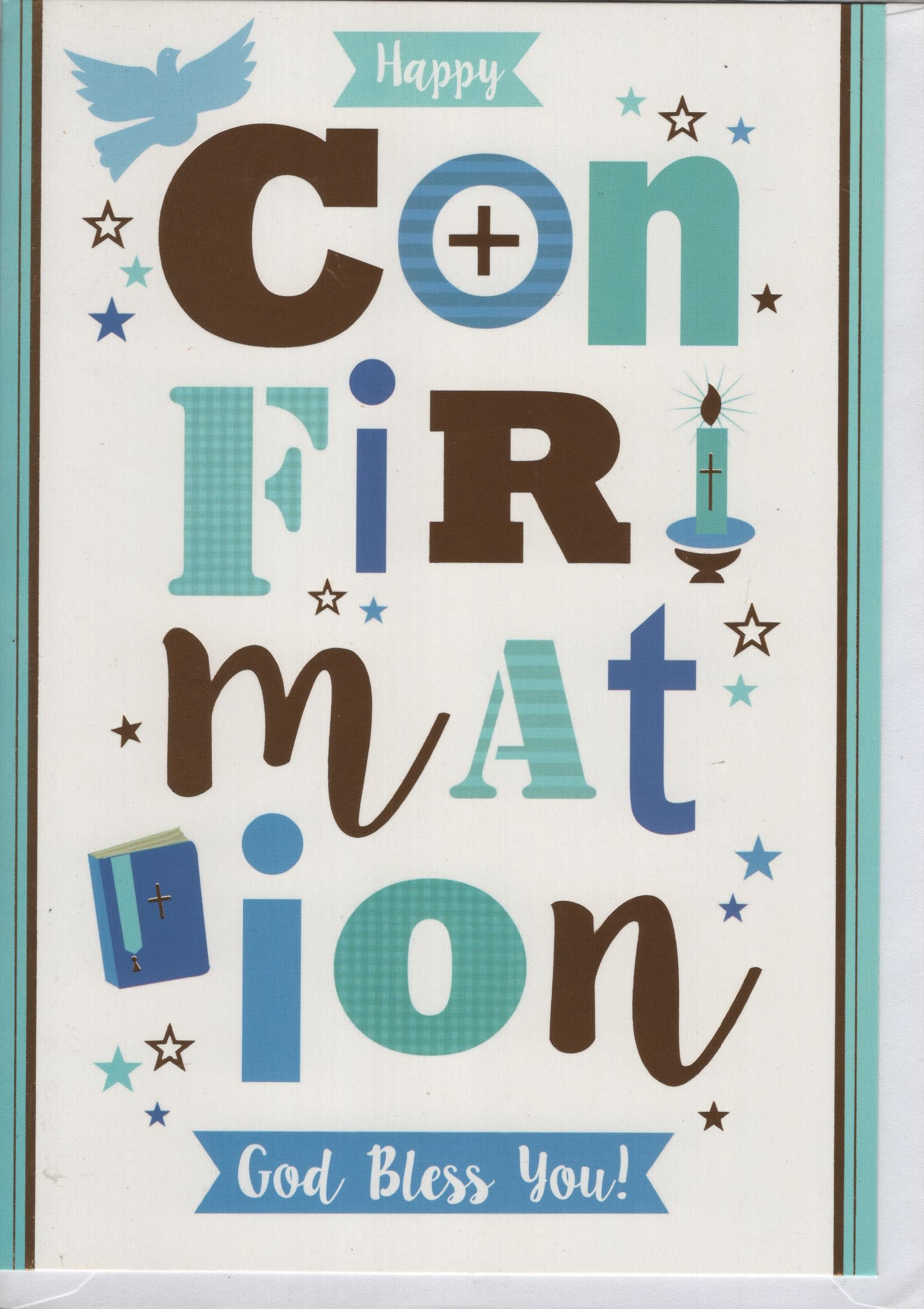 Xpress Yourself : Happy Confirmation God Bless You ! Greeting Card