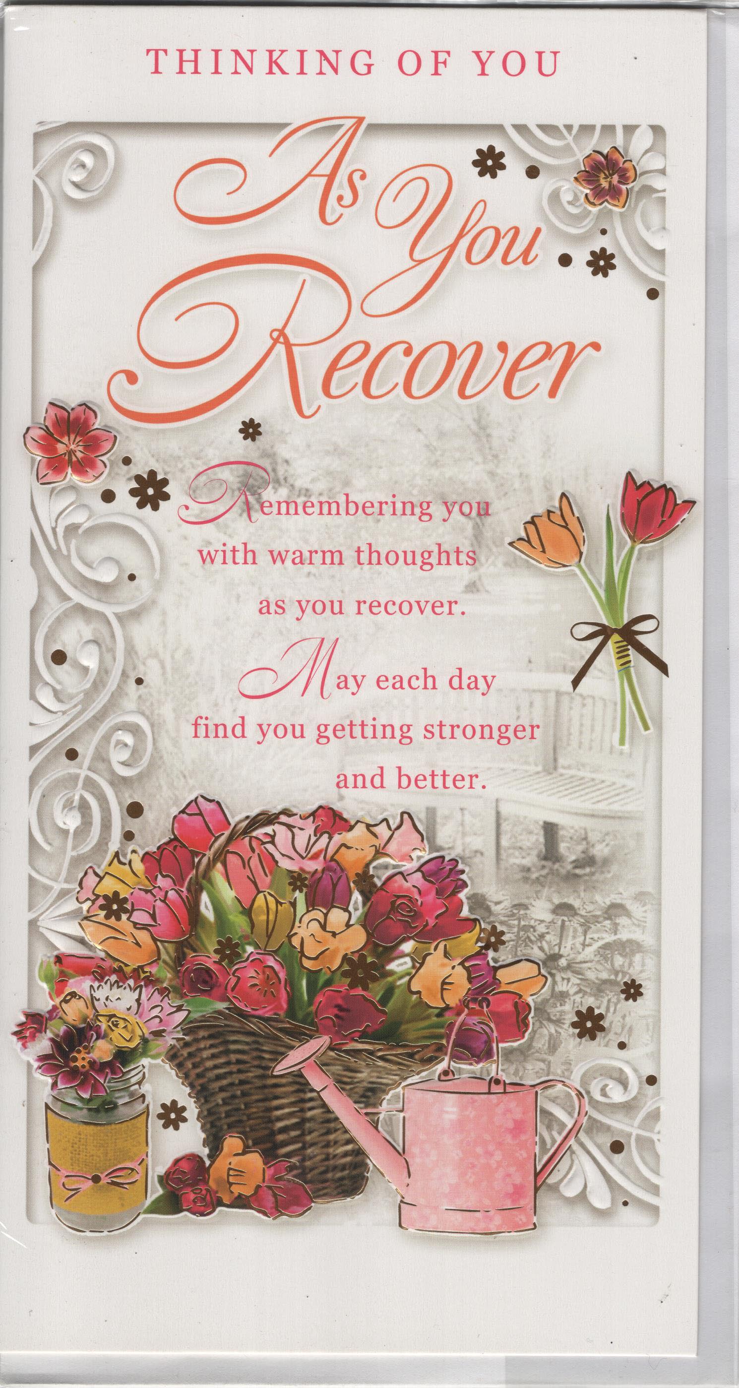 Xpress Yourself : Thinking of You As You Recover Greeting Card