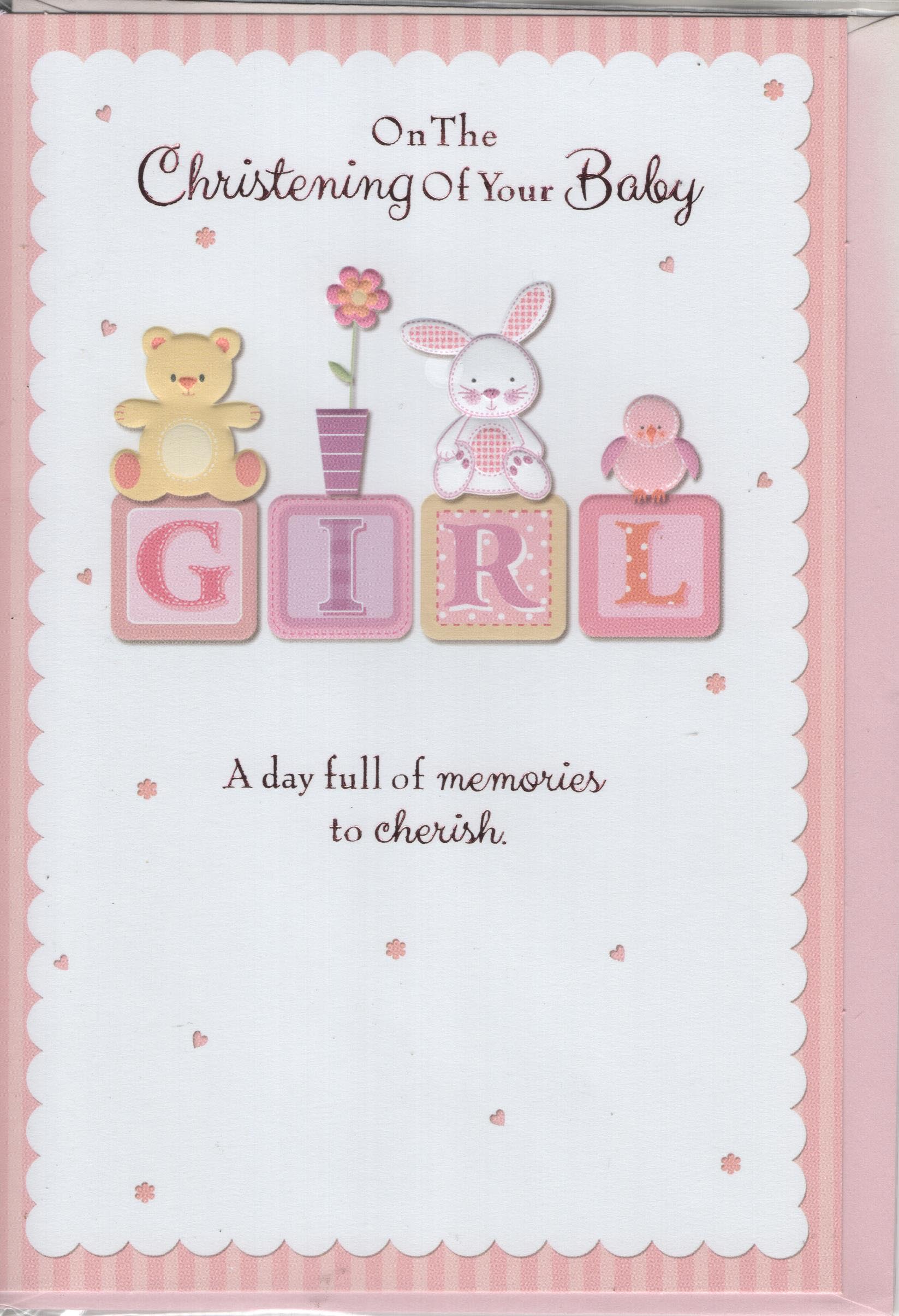 On The Christening of Your Baby Girl A Day Full of Memories to Cherish