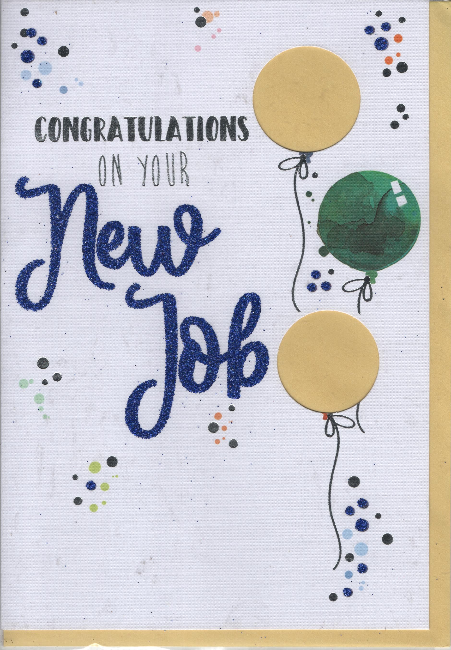 Congratulations on Your New Job Greeting Card